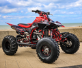 Kit déco quad personnalisé noir et rouge